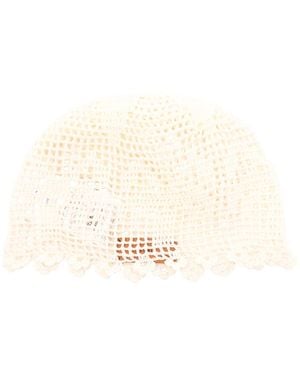 Alanui 'Island's Diary' Crotchet Hat - Natural