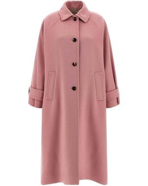 Alberto Biani Wool Coat - Pink