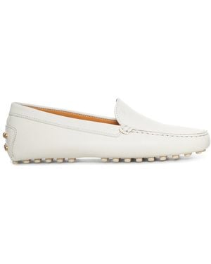 Tod's City Gommino Leather Moccasin - Natural