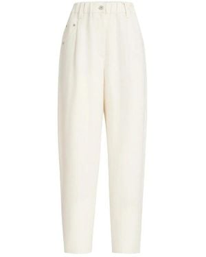 Brunello Cucinelli Trousers - White