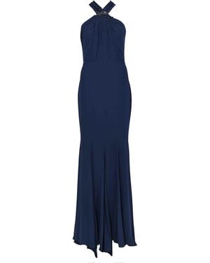 Tarik Ediz Long Dress 66495 - Blue