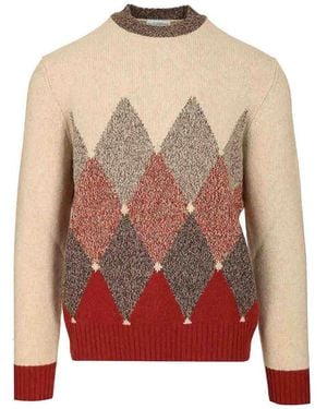 Ballantyne Diamond Sweater - Pink