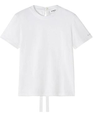 Lanvin Knot Detail T-Shirt - White