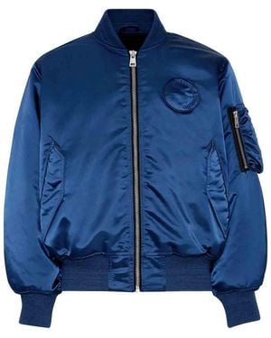 Etudes Studio Nylon Bomber Jacket - Blue