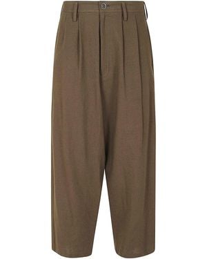 Yohji Yamamoto Casual Trousers - Green