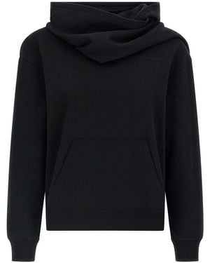 Courreges Hoodie And Scarf - Blue