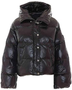 Mulberry Impasto Down Jacket - Black