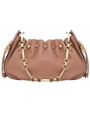 Zimmermann Halcyon Leather Clutch - Brown