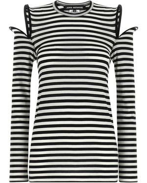 Junya Watanabe Sculptural Shoulder T-Shirt - Black