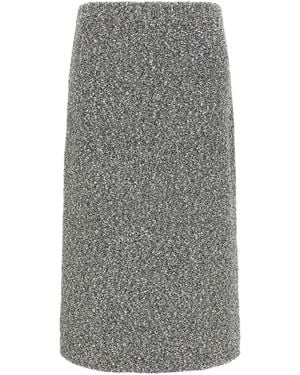 Tory Burch Tweed Skirt - Gray