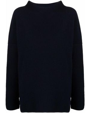 Daniela Gregis High Neck Wool Sweater - Blue
