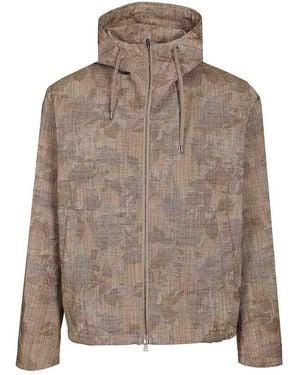 Herno Jacquard Jacket - Brown