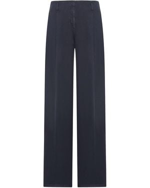 Golden Goose Cotton Denim Trousers - Blue