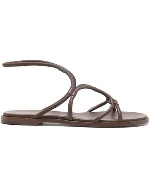 Gianvito Rossi Leather Sandal - Brown