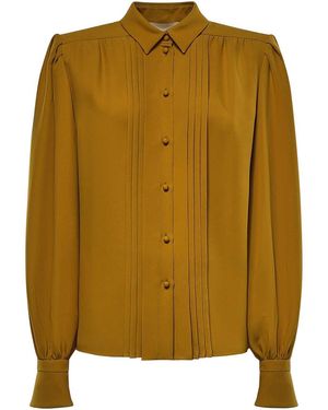 Valentino Garavani Camicia Cady Couture - Marrone