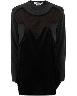 Comme des Garçons X Poly Velveteen Top - Black