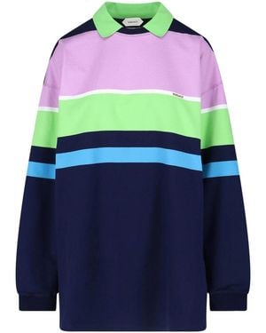 Versace Striped Mini Dress - Blue
