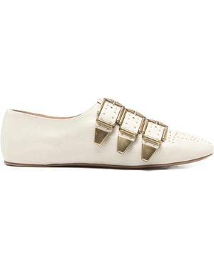 Chloé Susan Flats - White