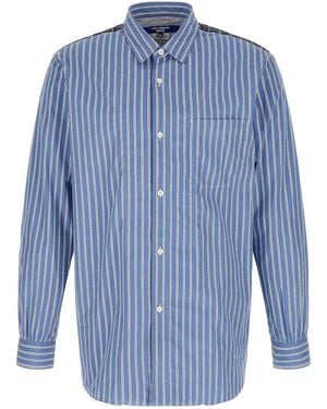 Junya Watanabe Patchwork Shirt - Blue