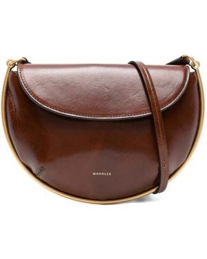Wandler Kate Mini Crossbody - Brown