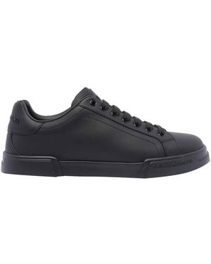 Dolce & Gabbana "Portofino" Sports Shoes - Black