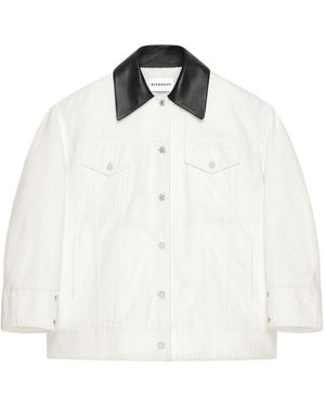 Givenchy Denim Parka - White