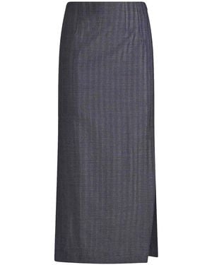 Etro Midi Pencil Skirt - Gray
