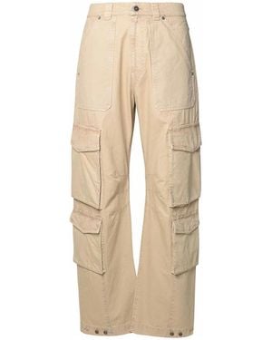 Golden Goose Cotton Cargo Trousers - Natural