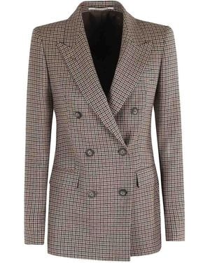 Tagliatore Wool Double-Breasted Jacket - Brown