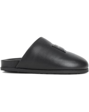 Givenchy Lamb Leather Mules - Gray