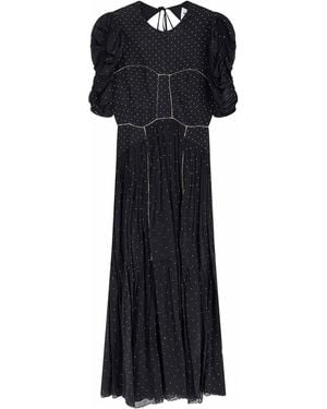 Isabel Marant Sichene Polka Dot Dress - Black