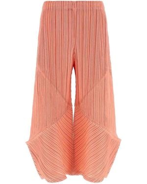 Pleats Please Issey Miyake Thicker Bottoms 2 Trousers - Orange