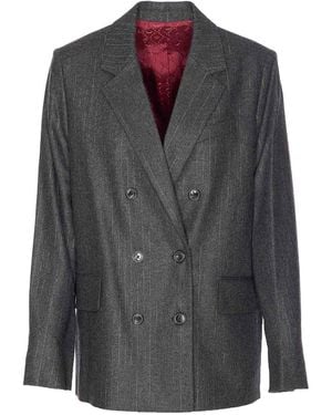 Zadig & Voltaire Zadig&Ampvoltaire Vaska Flanelle Jacket - Black
