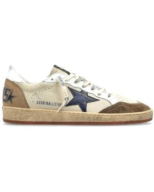 Golden Goose Ball Star Leather Trainers - White
