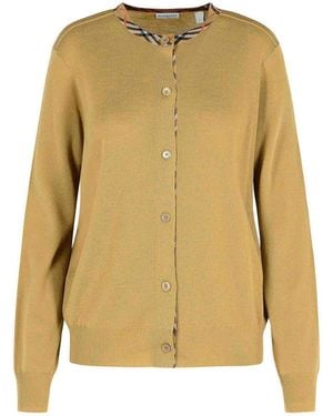Burberry Wool Sweater - Yellow