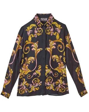 Versace Jeans Couture Room Shirt Baroque Placed - Black