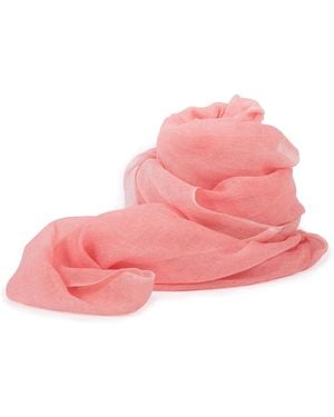 Andreas Cashmere And Silk Scarf - Pink