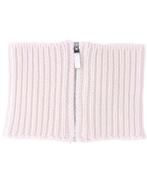 Sa Su Phi Zip Collar Scarf - Pink