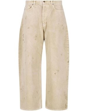 Balenciaga Jeans Acampanados - Neutro