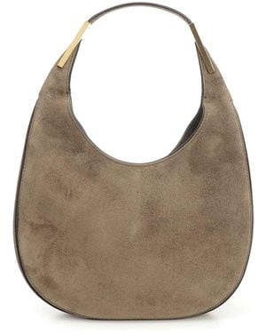 SAVETTE Small Hobo Bag - Grey
