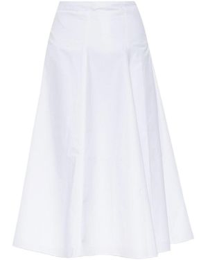 Jacquemus La Jupe Triangle Midi Skirt - White