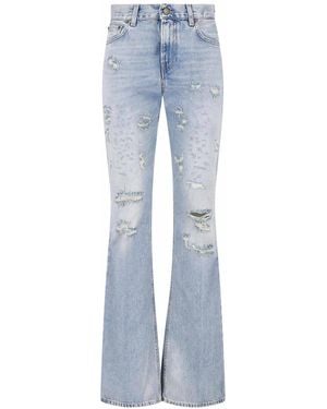Haikure Jeans Acampanados - Azul