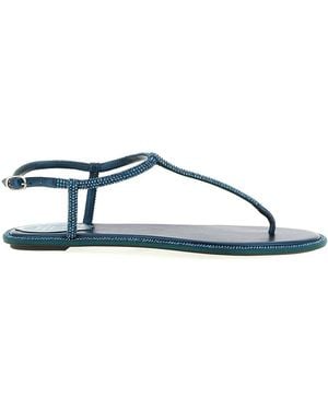 Rene Caovilla Diana Sandals - Blue