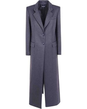 DR. HOPE Singlebreasted Long Coat - Blue