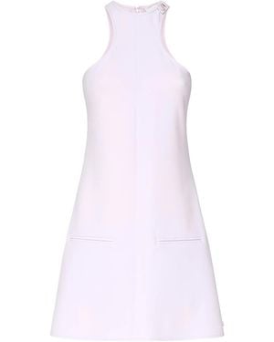 Courreges A-Line Scuba Dress - White