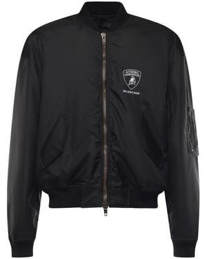 Balenciaga X Automobili Lamborghini Bomber Jacket - Black