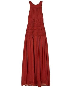 Twinset Sleeveless Long Dress - Red