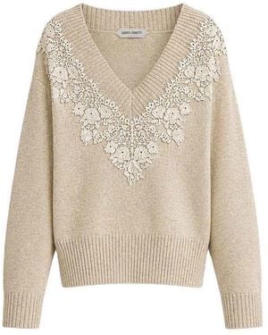 Alberta Ferretti Sweater - Natural