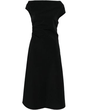 P.A.R.O.S.H. Midi Dress - Black