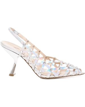 Alchimia Metal Leather Dcollet - White